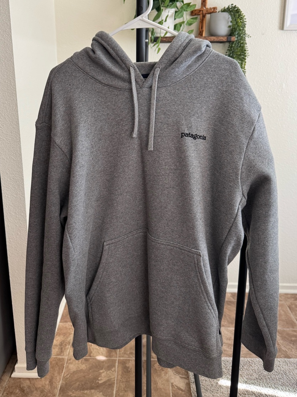 Patagonia Gray Men's Pullover Hoodie Sz XL
